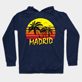 Madrid Retro Sunset Hoodie